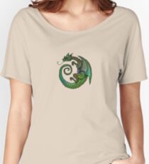 Iridescent Green Dragon Women's Relaxed Fit T-Shirt