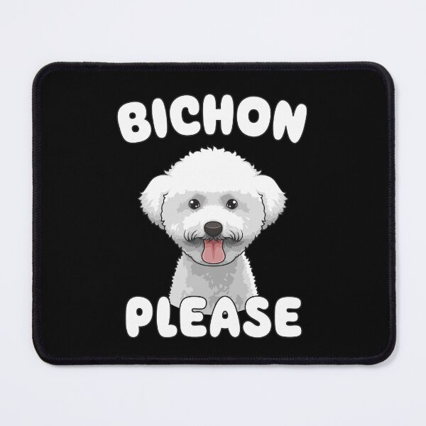 Item preview, Bichon Please Bichon Frise Dog Lover Funny Pun designed and sold by Delightfully Cynical.