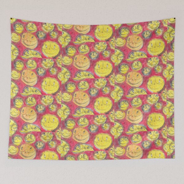Item preview, smiling faces - 1 designed and sold by walterfest.