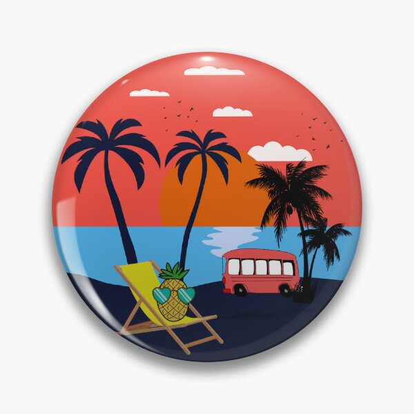 Item preview, Beach Sea Pineapple designed and sold by GraphicsClub.