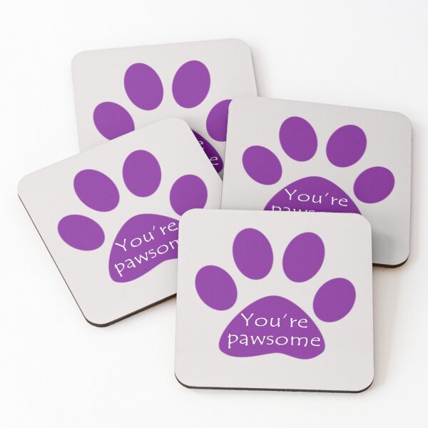 Item preview, Pawsome ~ purple designed and sold by moonlovedesigns.