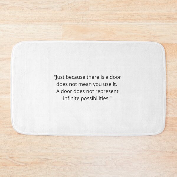 Item preview, Just because there is a door does not mean you use it.  A door does not represent infinite pos designed and sold by MaxMerchShopp.