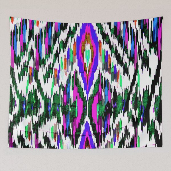 Item preview, Rainbow designs ikat patterns, Uzbek Ikat designs designed and sold by LeFabriqueOuz.