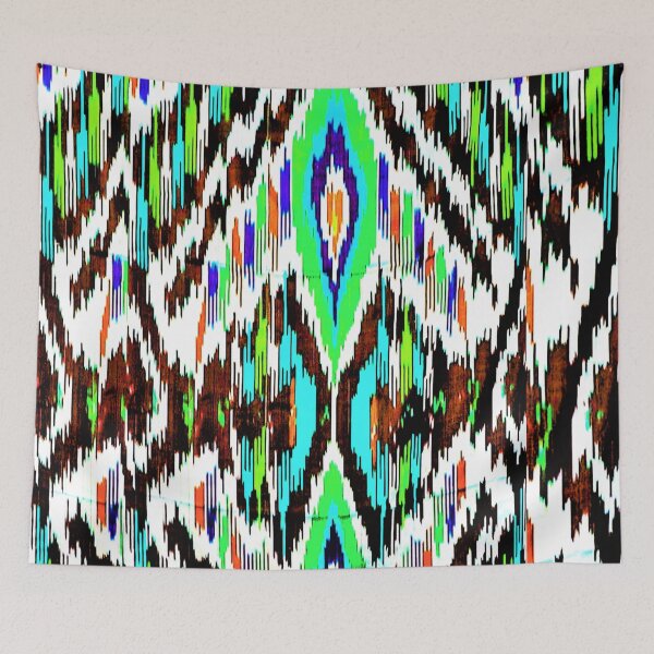 Item preview, Rainbow designs ikat patterns, Uzbek Ikat designs designed and sold by LeFabriqueOuz.