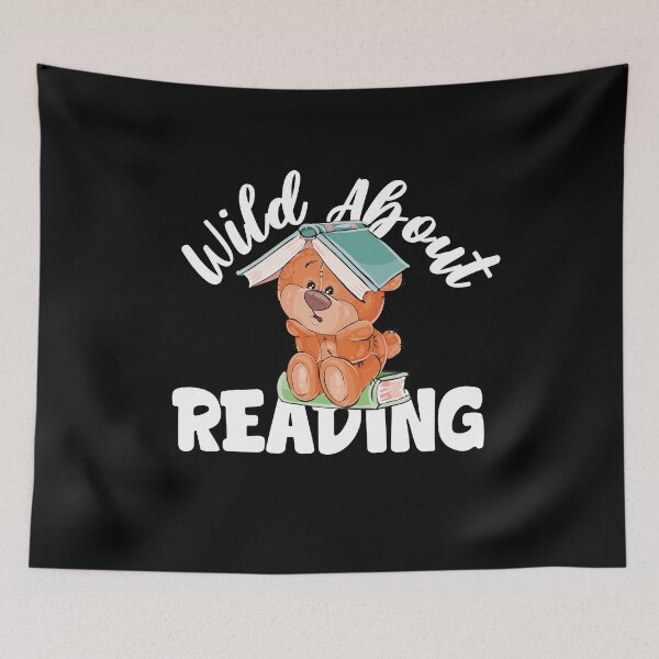 Item preview, Wild About Reading, Cute Bear Reading Book designed and sold by SKivinta.