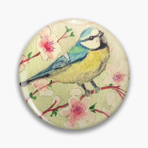 Item preview, Bird and butterfly watercolor. designed and sold by moxdesign.