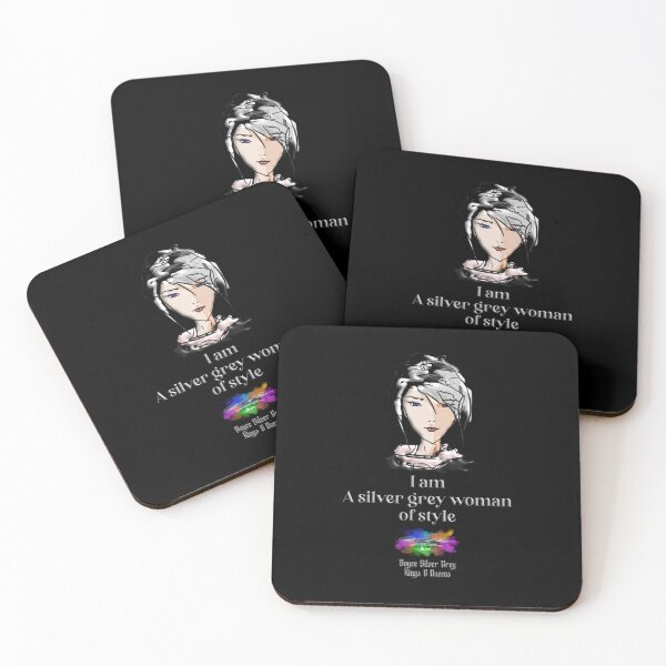 Item preview, I am a Silver grey woman of style [ Light logo on dark top] Classic designed and sold by StevenBabusc.
