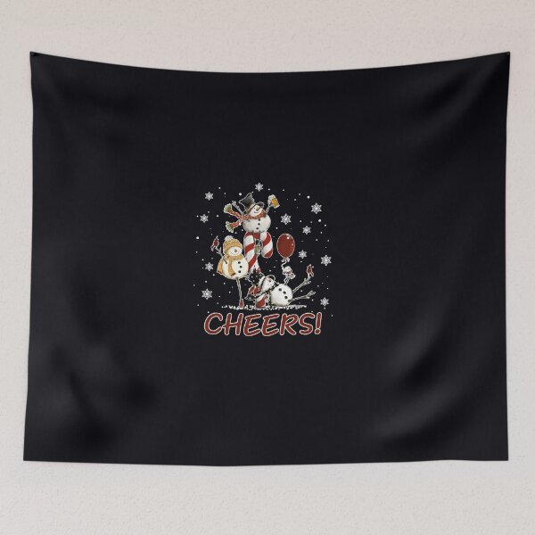 Item preview, Cheers Snowman Beer Christmas Wine designed and sold by DeannaMarks.