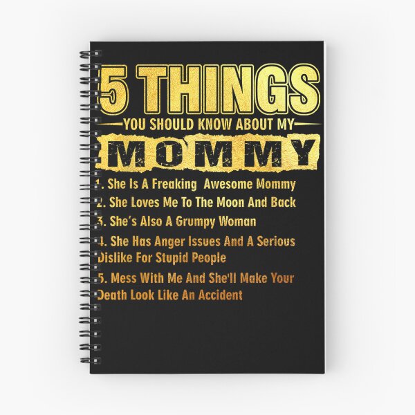 Item preview, 5 Things You Should Know About My Mommy Funny  designed and sold by midoxthemagnent.