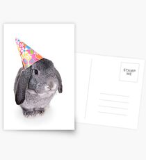 Birthday Rabbit Postcards