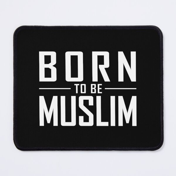 Item preview, born to be muslim - islamic art quotes designed and sold by EfenDesign.