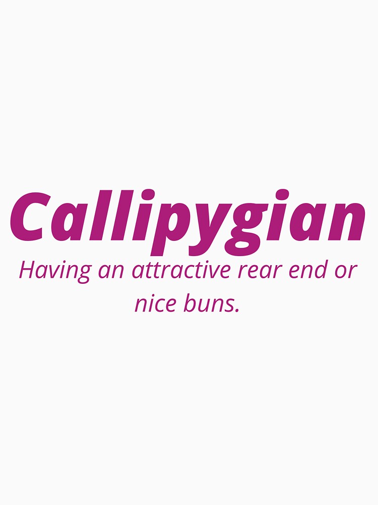 La definición de Calipigio | Sudadera con capucha