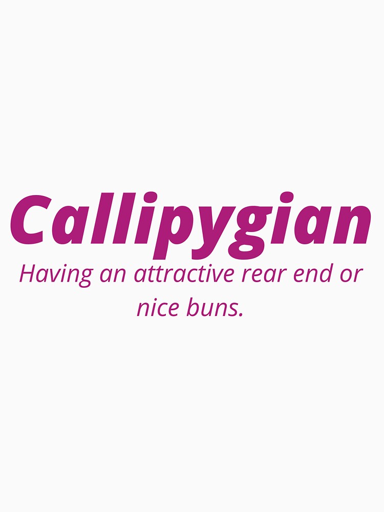 Callipygian Essential T-Shirt for Sale by MrRiddick