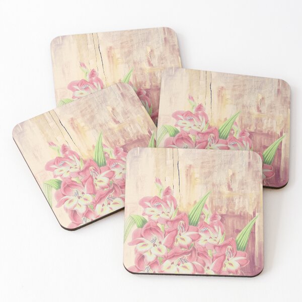 Item preview, Pink flowers watercolor. designed and sold by moxdesign.