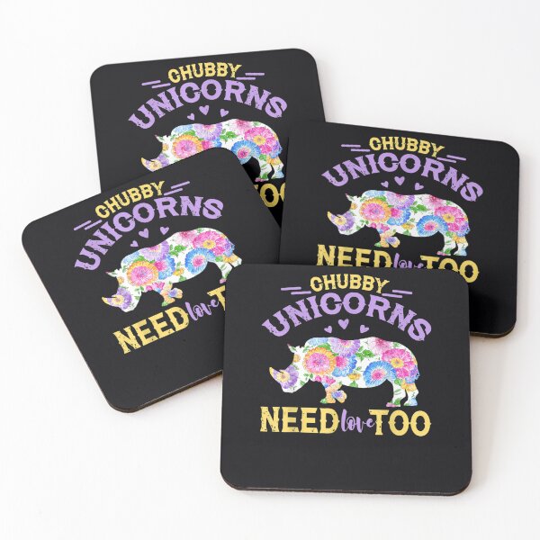 Item preview, Chubby Unicorns Needs Love Too Vintage Rhinoss designed and sold by DeannaMarks.