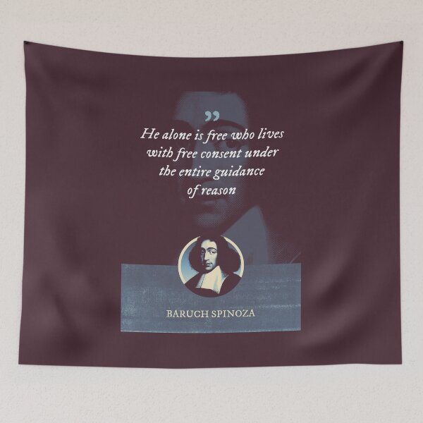Item preview, Baruch Spinoza - He alone is free who lives with free consent under the entire guidance of reason designed and sold by Syahrasi.