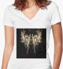 RightOn Faceless Women's Fitted V-Neck T-Shirt