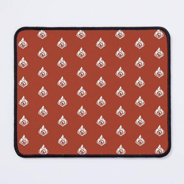 Item preview, Genshin Impact Pyro Elemental Symbol (red) designed and sold by BBMarioni.