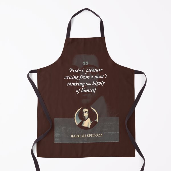Item preview, Baruch Spinoza - Pride is pleasure arising from a man's thinking too highly of himself designed and sold by Syahrasi.