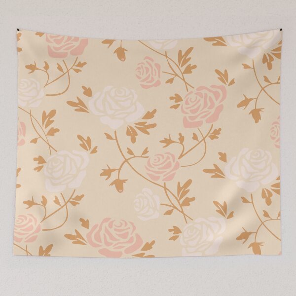 Item preview,  Antique Roses Pattern Neutral designed and sold by nouveaudecor.