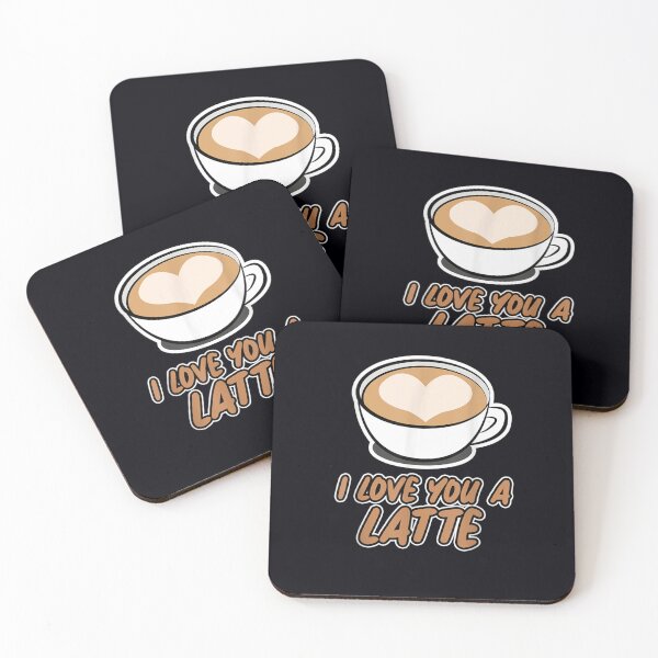 Item preview, Coffee for Caffeine Addicts I love you a Latte designed and sold by DeannaMarks.