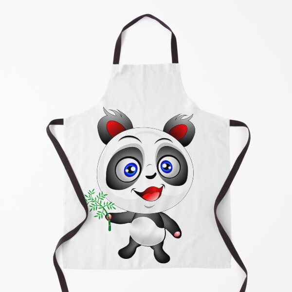Item preview, Baby panda cartoon holding bamboo illustration designed and sold by ZieProject.