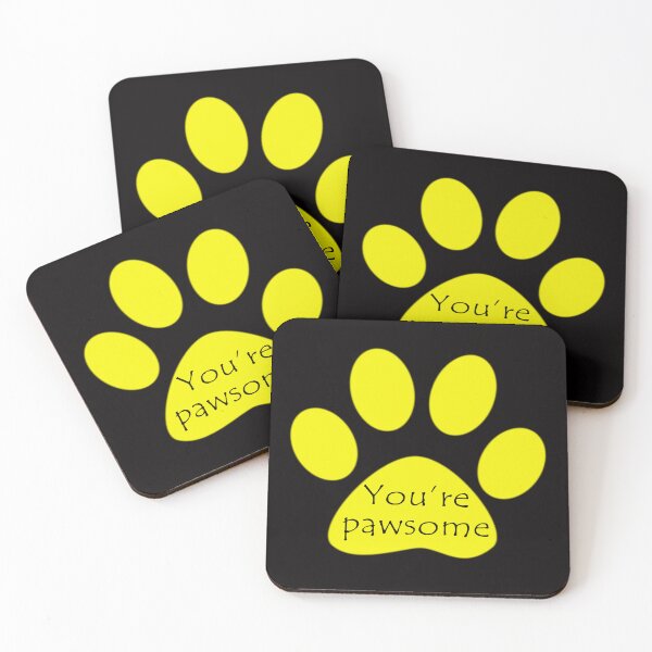 Item preview, Pawsome ~ yellow designed and sold by moonlovedesigns.