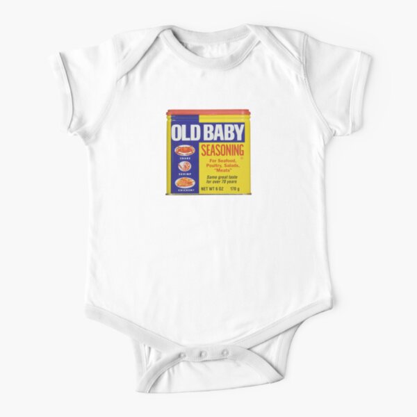 Old Baby Short Sleeve Baby One-Piece