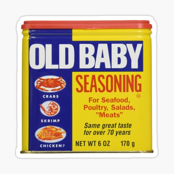 Old Baby Sticker