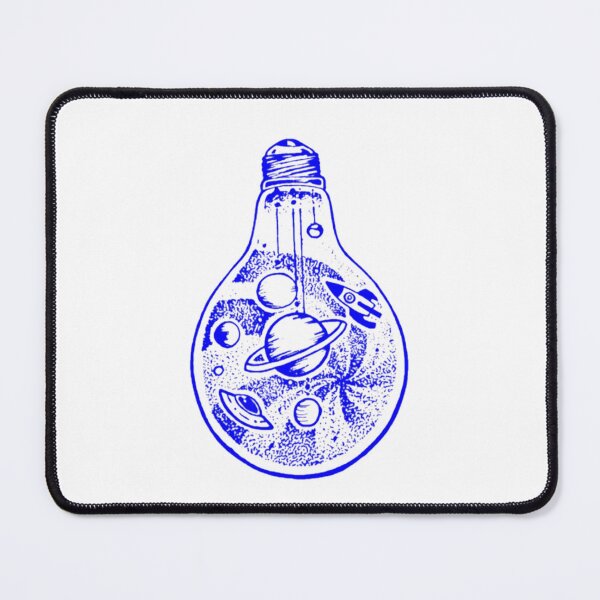 Item preview, Light Bulb with Galaxy, planets and rockets designed and sold by Aestheticianpro.