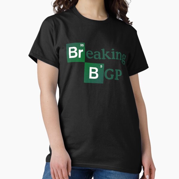 Aperçu de l'œuvre Ingénieur réseau Breaking BGP drôle créée et vendue par \\ PacketSwag  //.