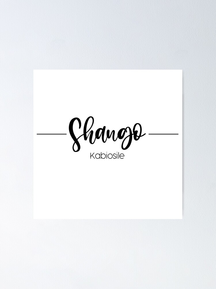 "Shango Orisha Yoruba Santeria Kabiosile" Poster by Fly360design ...