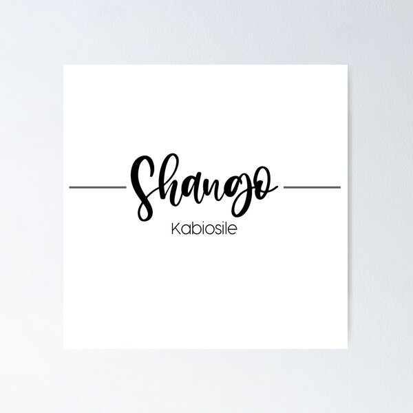 "Shango Orisha Yoruba Santeria Kabiosile" Poster by Fly360design ...