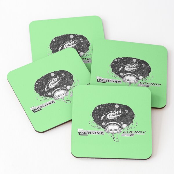 Item preview, WEIRDO - Creative Energy Flo - Universe - Black and White - Light Green designed and sold by hector2ortega.