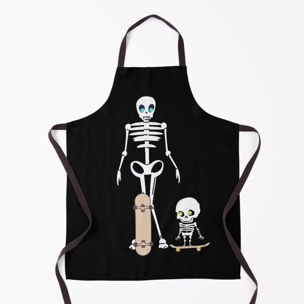 Item preview, Skeleton duo skatboarding pattern designed and sold by LukjanovArt.