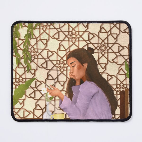 Item preview, Aesthetics Cozy cafe / arabic cafe illustration designed and sold by Jinosart.