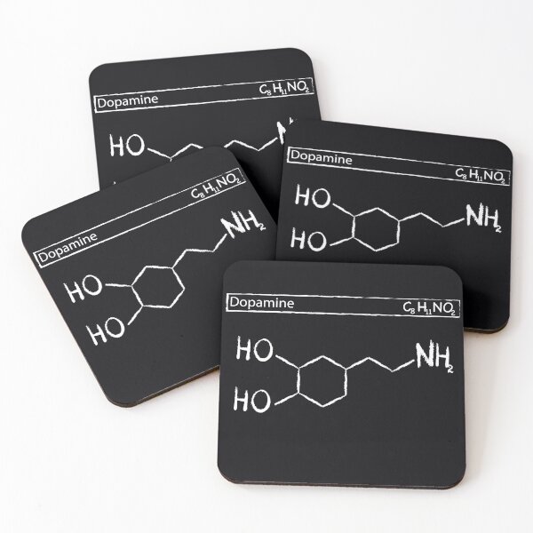 Item preview, Dopamine Molecule T-Shirt Essentials- Chemistry Gift designed and sold by NotUrAverageART.