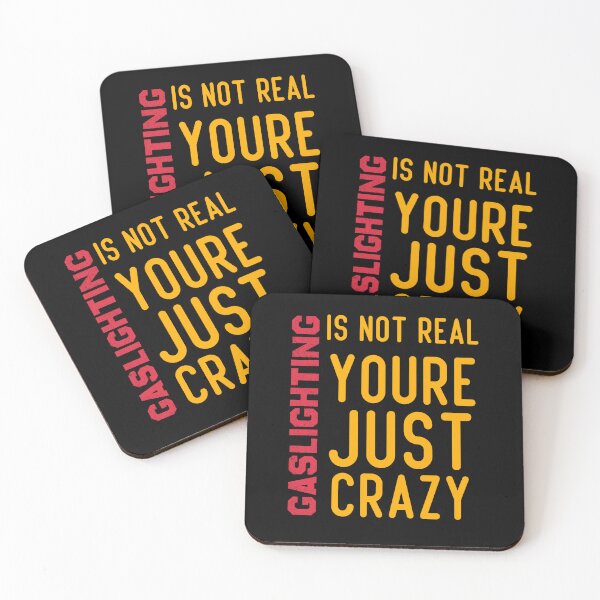 Item preview, Gaslighting Is Not Real Youre Just Crazy Mask Funny Cool Gaslighting Quote Design  designed and sold by Achrafilla1.