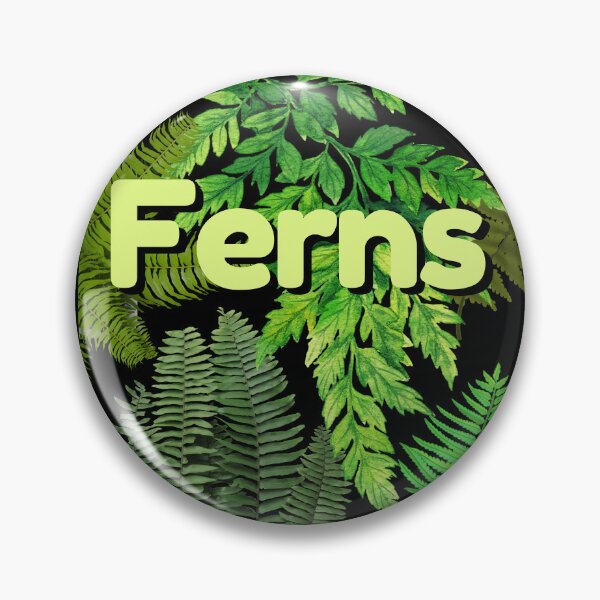 Item preview, Varieties Of Green Ferns Digital Collage Design designed and sold by EarthArtDesigns.