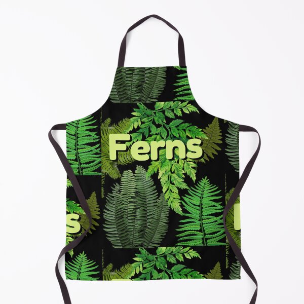 Item preview, Varieties Of Green Ferns Digital Collage Design designed and sold by EarthArtDesigns.