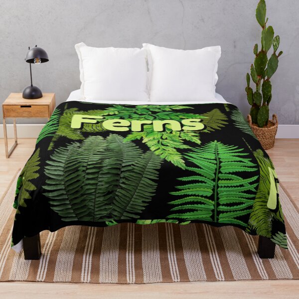 Item preview, Varieties Of Green Ferns Digital Collage Design designed and sold by EarthArtDesigns.