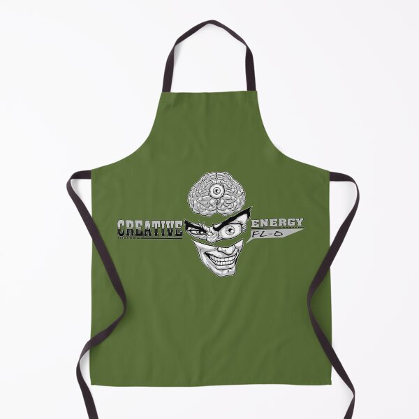 Item preview, WEIRDO - Creative Energy Flo - Face - Black and White - Dark Olive designed and sold by hector2ortega.