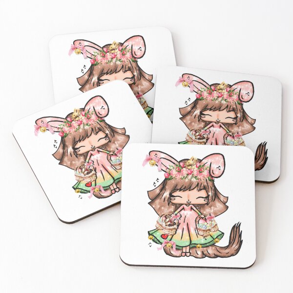 Item preview, Cute Chibi Easter Bunny Watermelon Choco Spring Kawaii designed and sold by Jolly-Yosei.