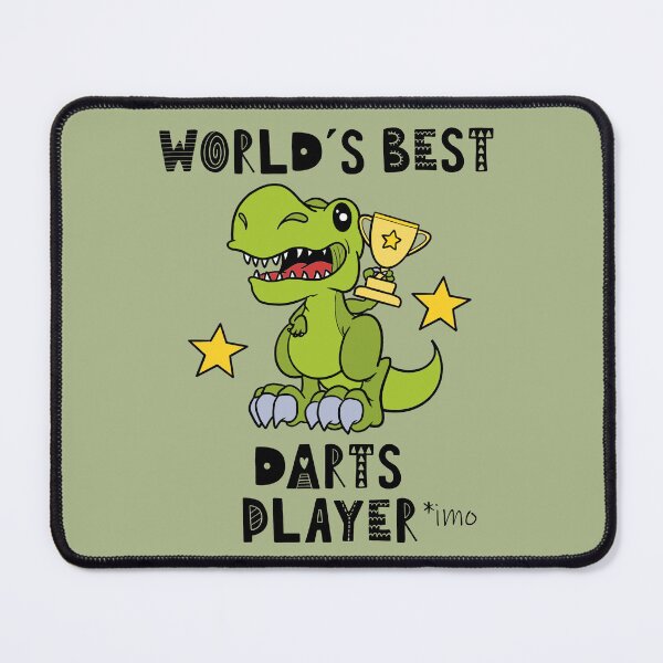 Item preview, Worlds Best Darts Player, Funny, Humor, Dinosaur, T Rex, Tyrannosaurus, Animal, World Greatest, Dino, Sports designed and sold by iHeartDinosaurs.
