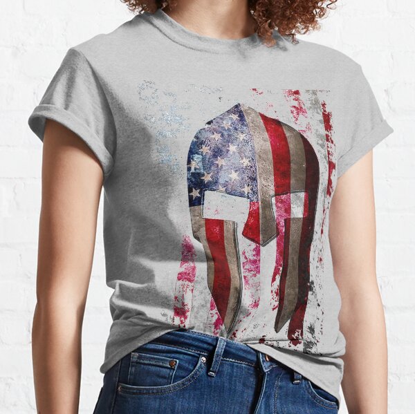 Red White & Blue Spartan Style Classic T-Shirt