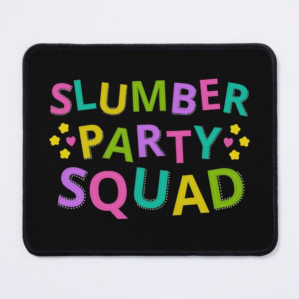 Item preview, Slumber party Squad For Sleepover Party With Hearts and Stars designed and sold by JokeGysen.