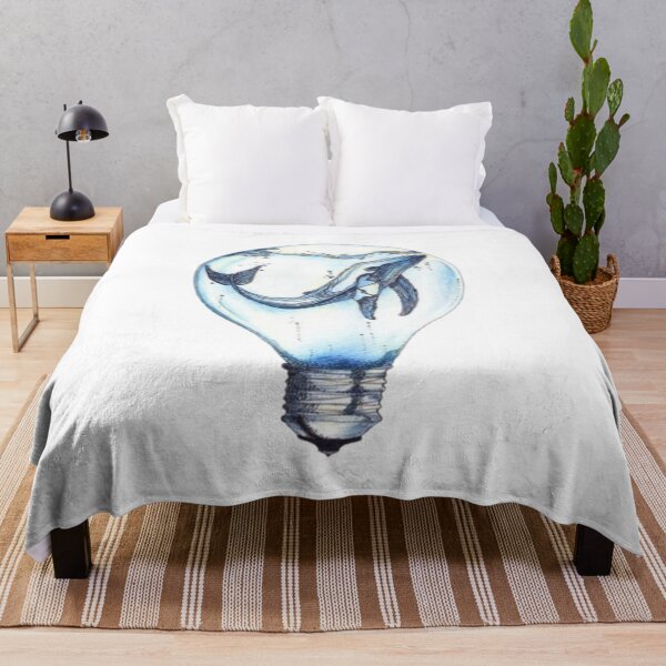 Item preview, Light Bulb with ocean and blue whale designed and sold by Aestheticianpro.