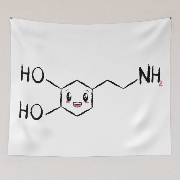 Item preview, Happy Dopamine Molecule T-Shirt Essentials- Chemistry Gift designed and sold by NotUrAverageART.
