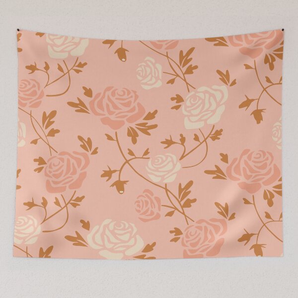 Item preview, Antique Roses Pattern Neutral designed and sold by nouveaudecor.
