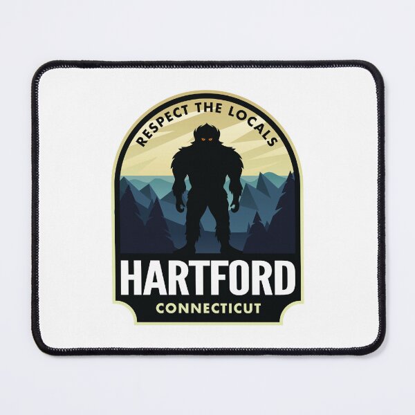 Item preview, Hartford Connecticut Bigfoot Sasquatch designed and sold by HalpinDesign.
